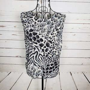 August Silk Sleeveless Silk Shell Top